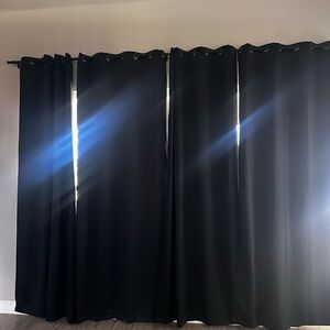4 Panels of Elegant Blackout Curtains